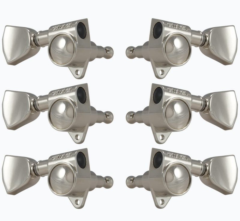 Grover Tuner/Machine Head - Grover, Rotomatic, 3/Side, 14:1, Nickel, Keystone - Image 1